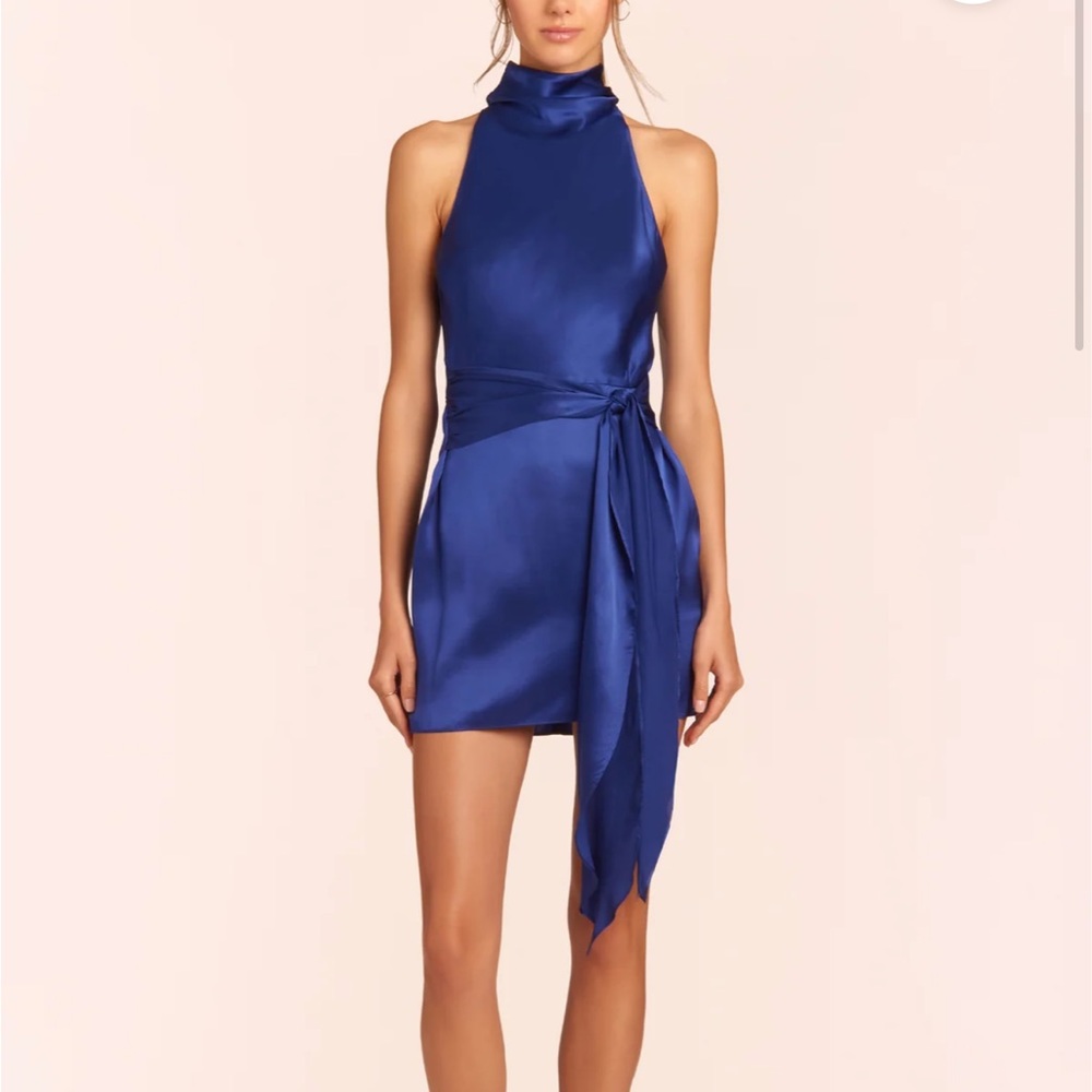 Amanda Uprichard Sandrine Dress in Ultramarine